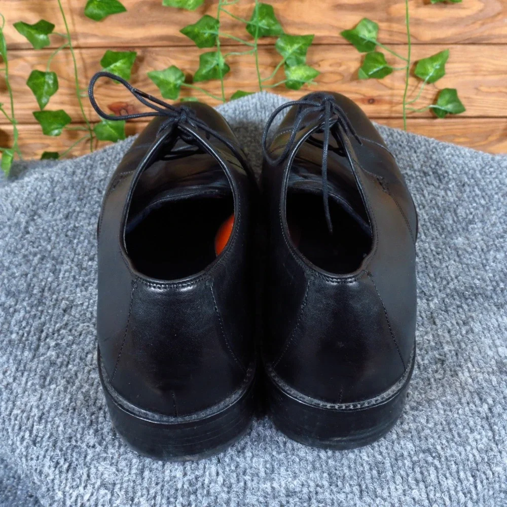Cole Haan Lenox Hill Men Dress Shoe Size‎ 9 Casual Formal Black Leather Cap Toe